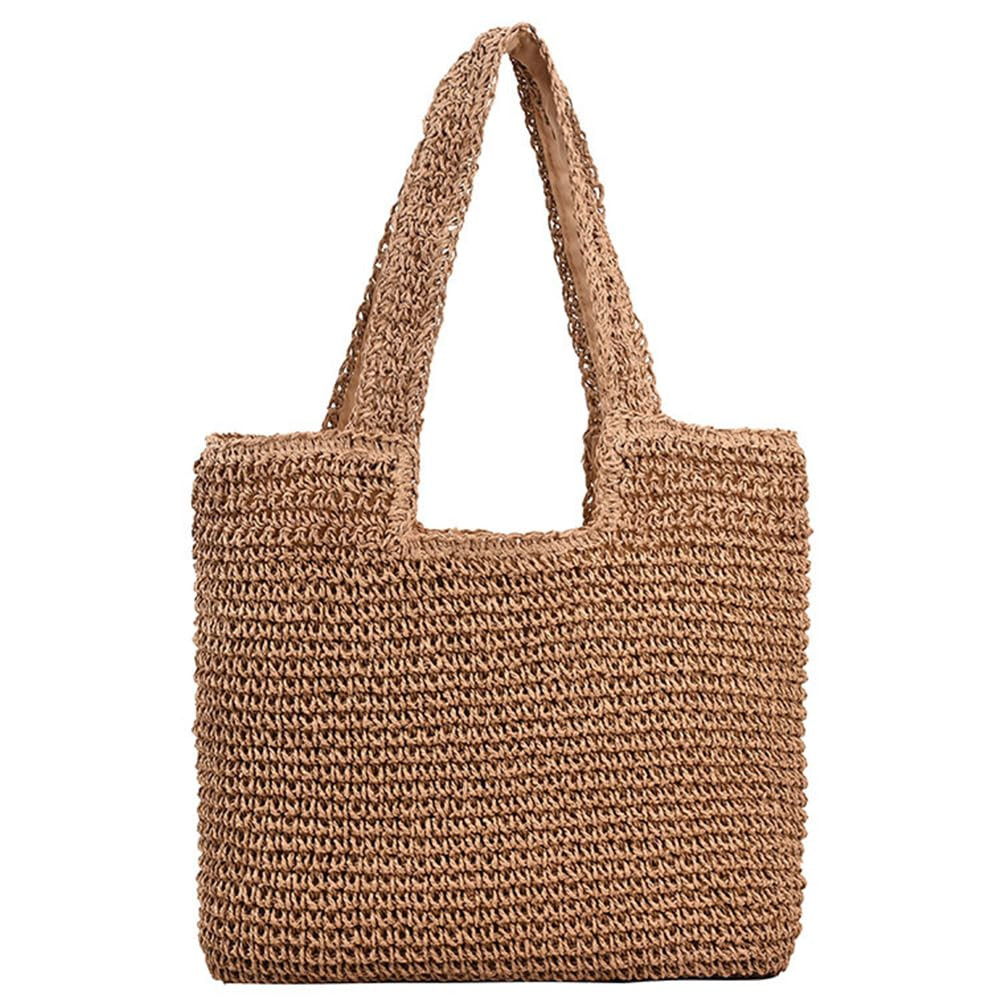 Geelyda Beach Bags for Women, Summer Soft Large Woven Shoulder Purse Handbag, Beach Tote Straw Ba... | Amazon (US)