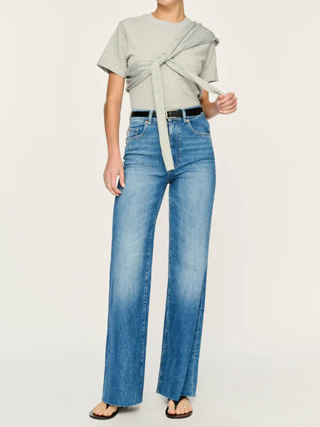 Hepburn Wide Leg High Rise 32" Jeans | Driggs | DL 1961 Women