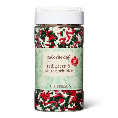Holiday Red White & Green Sprinkles - 9oz - Favorite Day™ | Target