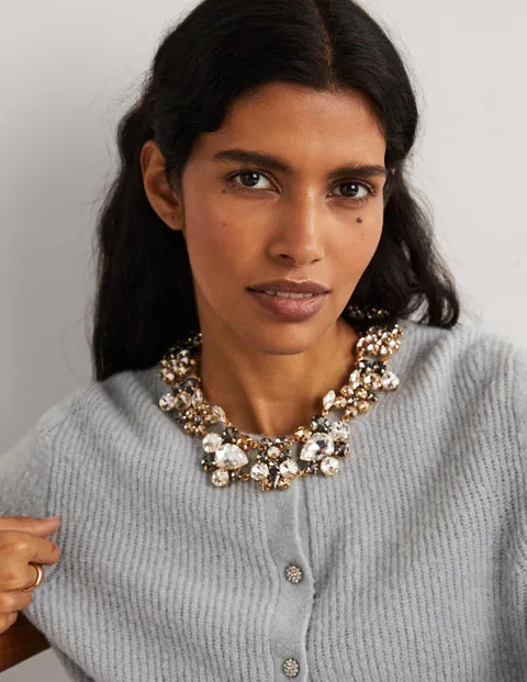 Jewel Cluster Necklace | Boden (UK & IE)
