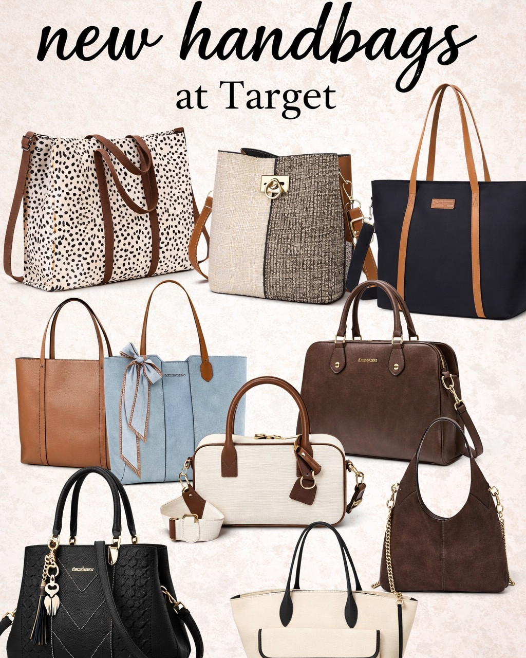 Check out these new stylish handbags at Target!! And they’re on sale!! 

#LTKmomlife #LTKOver40 #LTKootd