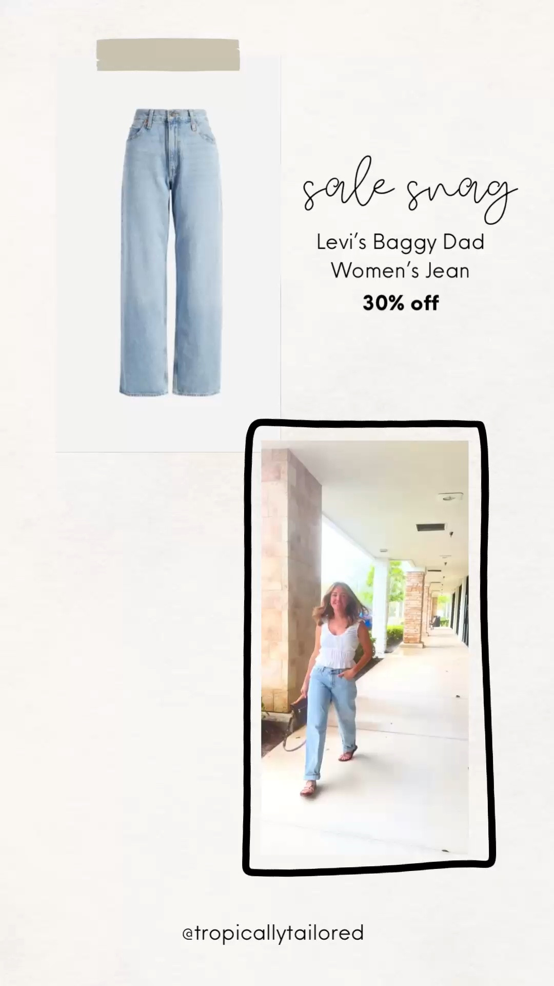 Denim is always in style 🩵

Levi’s has 30% site wide! These are under $80 and the percent structured baggy fit for petite gals 

#LTKPetite #LTKSaleAlert