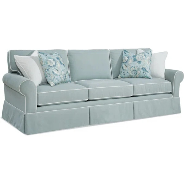 Benton 98'' Skirted Sofa | Wayfair North America