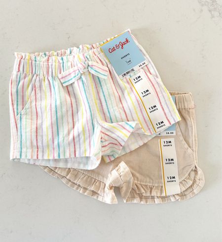 The cutest little $8 shorts from target for toddler girls! Loving the rainbow stripes and the ruffles. 

#LTKkids #LTKSeasonal #LTKbaby