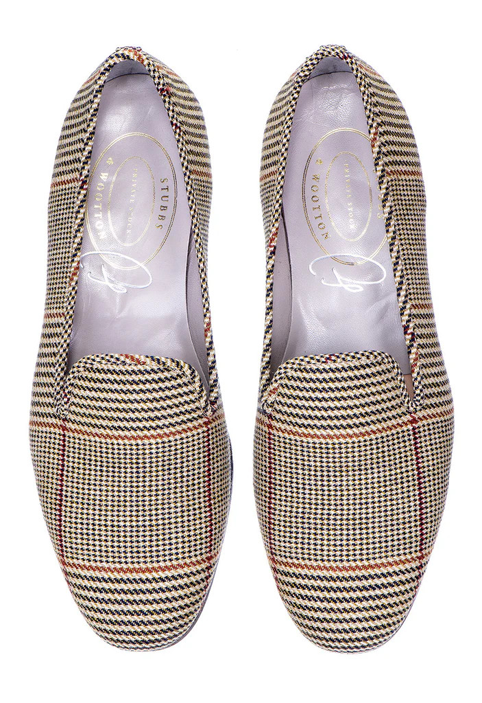 Men's Russell Tweed Slipper in Plaid | Over The Moon