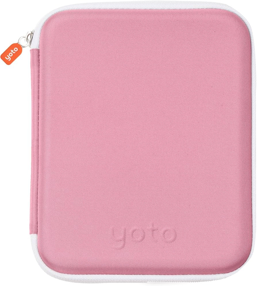 Yoto Card Case in Think Pink – Kids Yoto Accessory, Soft Portable Folder with Zipper & 64 Pocke... | Amazon (US)