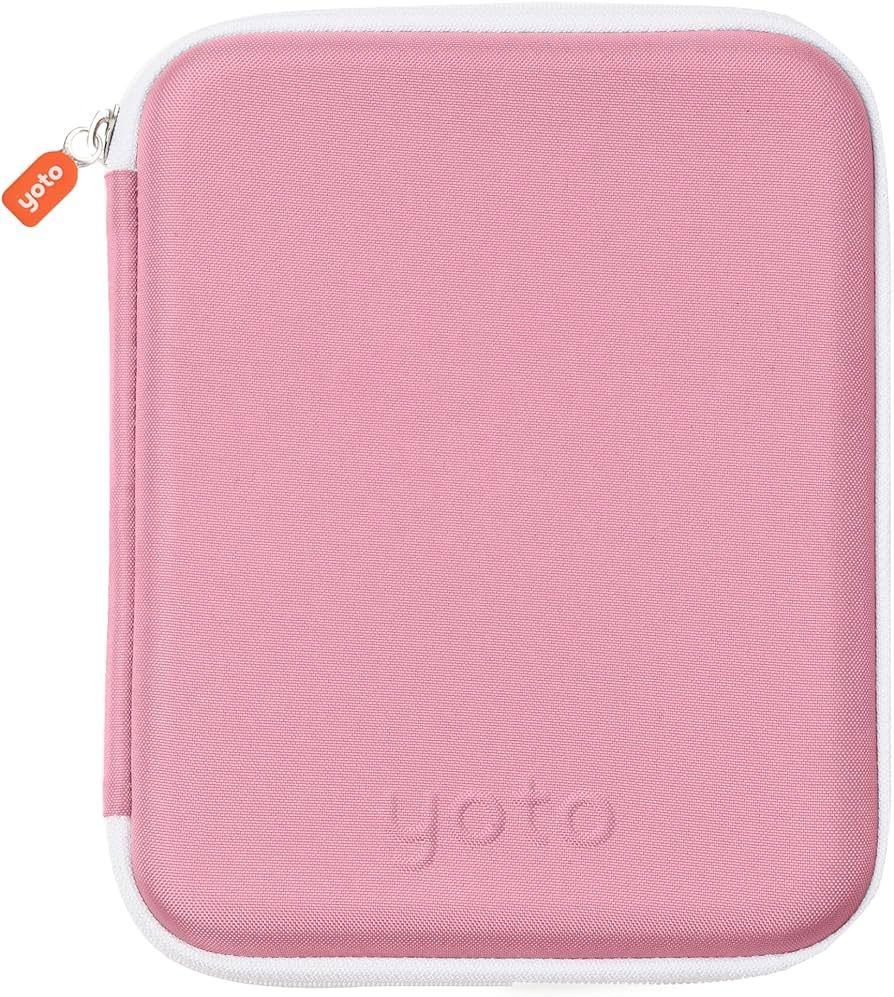 Yoto Card Case in Think Pink – Kids Yoto Accessory, Soft Portable Folder with Zipper & 64 Pocke... | Amazon (US)