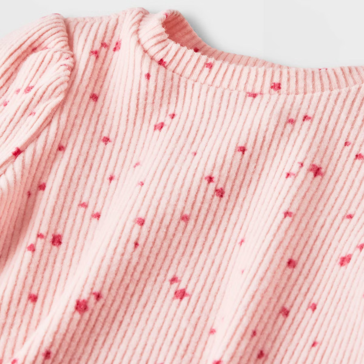 Baby Girls' Cozy Ribbed Top & Bottom Set - Cat & Jack™ Pink | Target