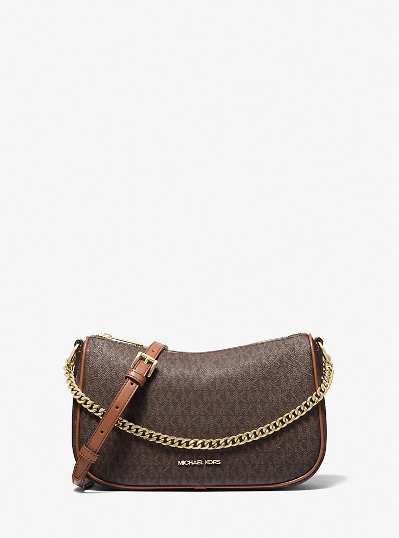 Carmela Medium Signature Logo Convertible Crossbody Bag | Michael Kors US