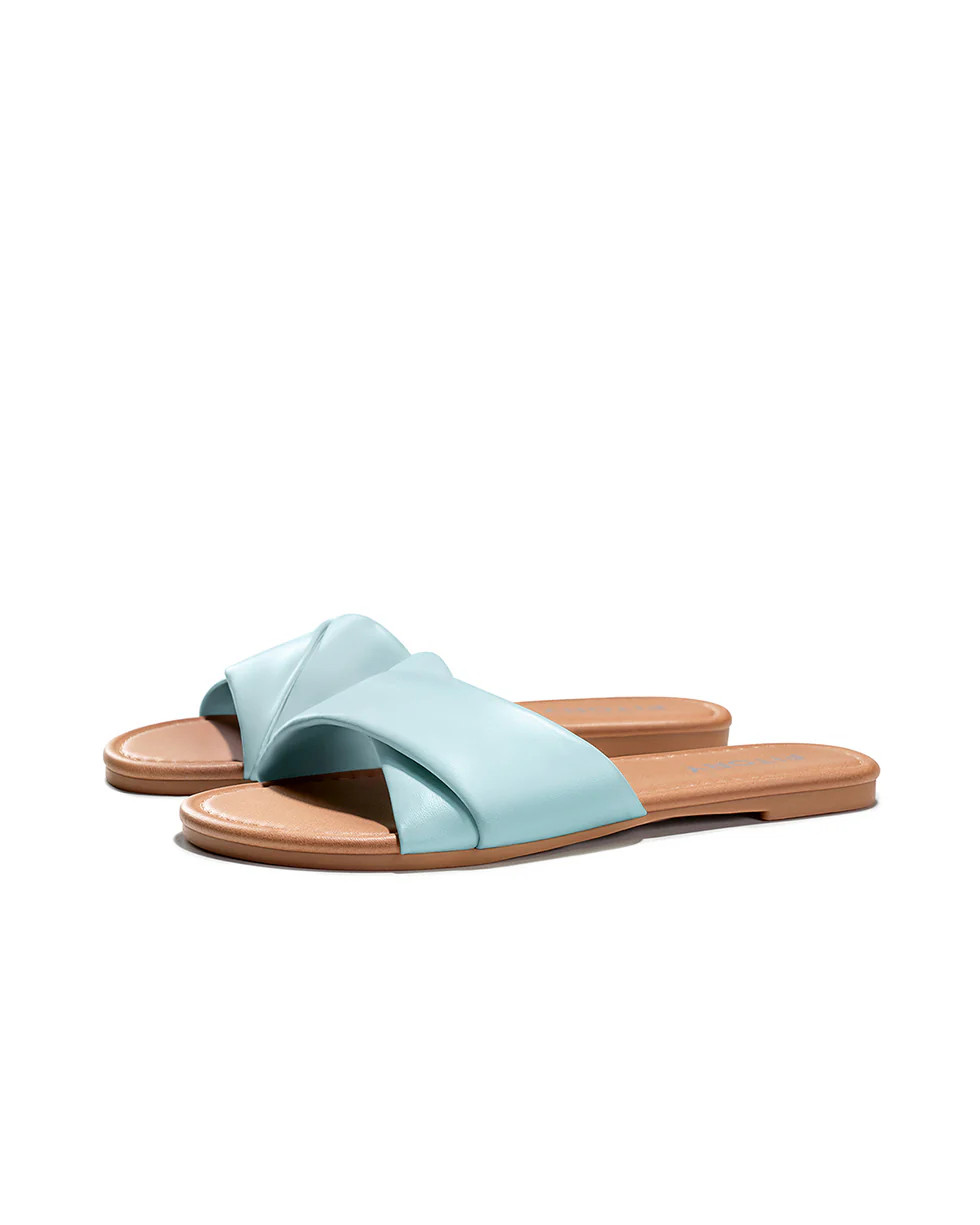Tina | Women's Simple Flat Slides | Fitory Footwear US