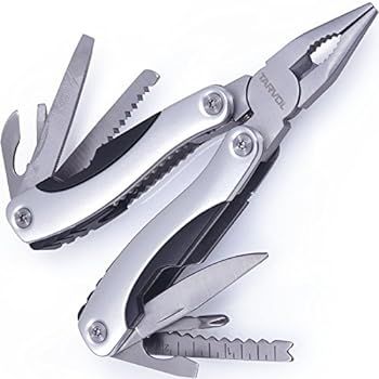 14 in 1 MultiTool (HARDENED STEEL) Multi Purpose Pliers, Knife, Ruler, Cable Cutter, Needle Nose ... | Amazon (US)