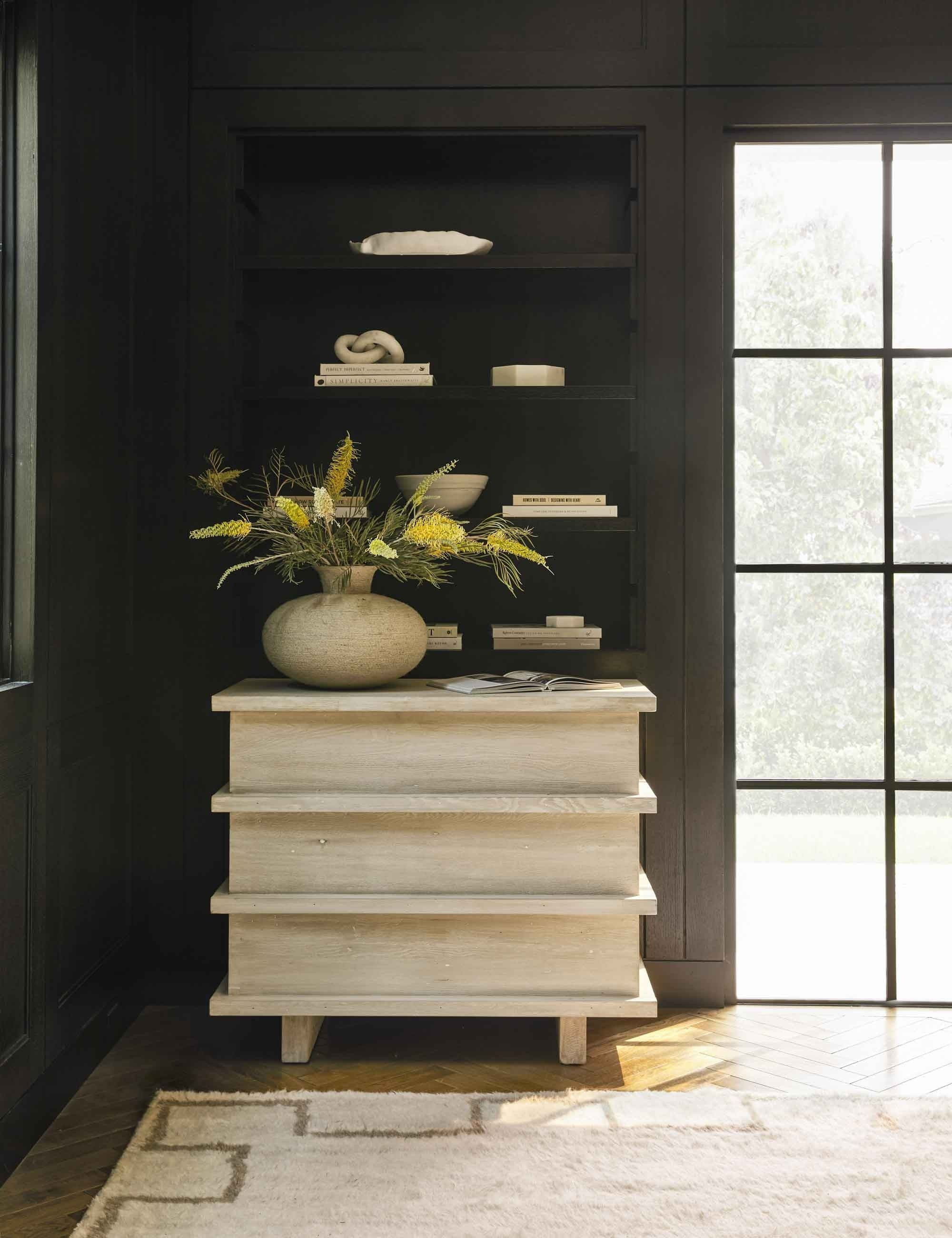 Corliss 3-Drawer Dresser, White Wash | Lulu and Georgia 