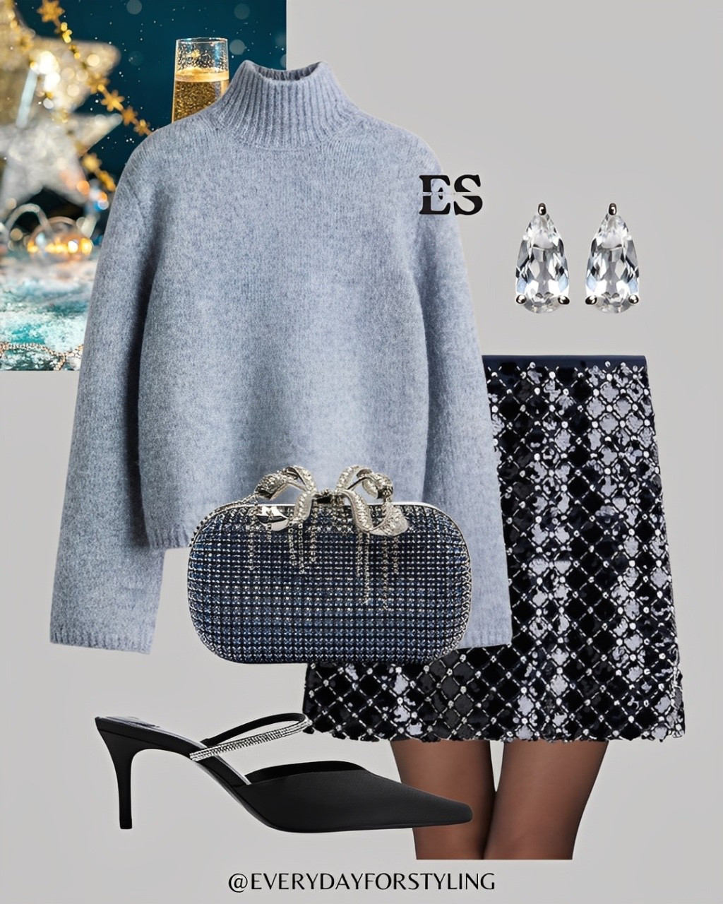 Frosty blue textures for a cozy-but-chic party moment 🪩

[ holiday outfit ideas for women, christmas party outfits, sequin skirt outfits, winter fashion 2025, classy winter outfits, christmas dinner dressing, new year outfit inspiration, winter capsule wardrobe ideas, stylish sequin skirt styling tips, elegant season outfits, winter chic outfits for women, everydayforstyling ] 

#EverydayForStyling, #holidaystyle #christmasoutfits #winterchic #sequinseason #partyoutfits #classystyle #effortlesschic #womensfashioninspo #winterwardrobe #festivestyleguide #hmnewin 

#LTKParties #LTKHoliday #LTKStyleTip