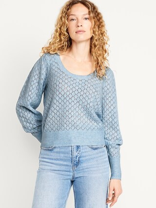 Pointelle Sweater | Old Navy (US)