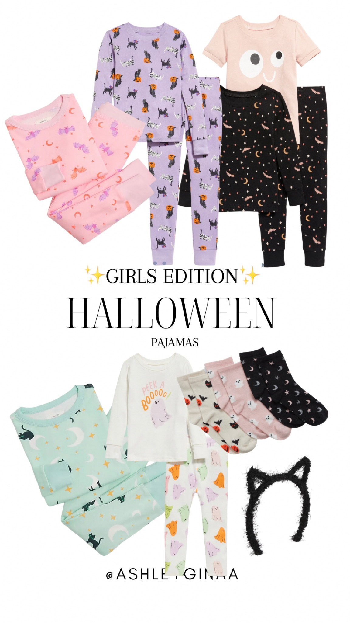 Halloween PJS🖤💜✨ girls edition 

#LTKSeasonal #LTKkids #LTKHalloween