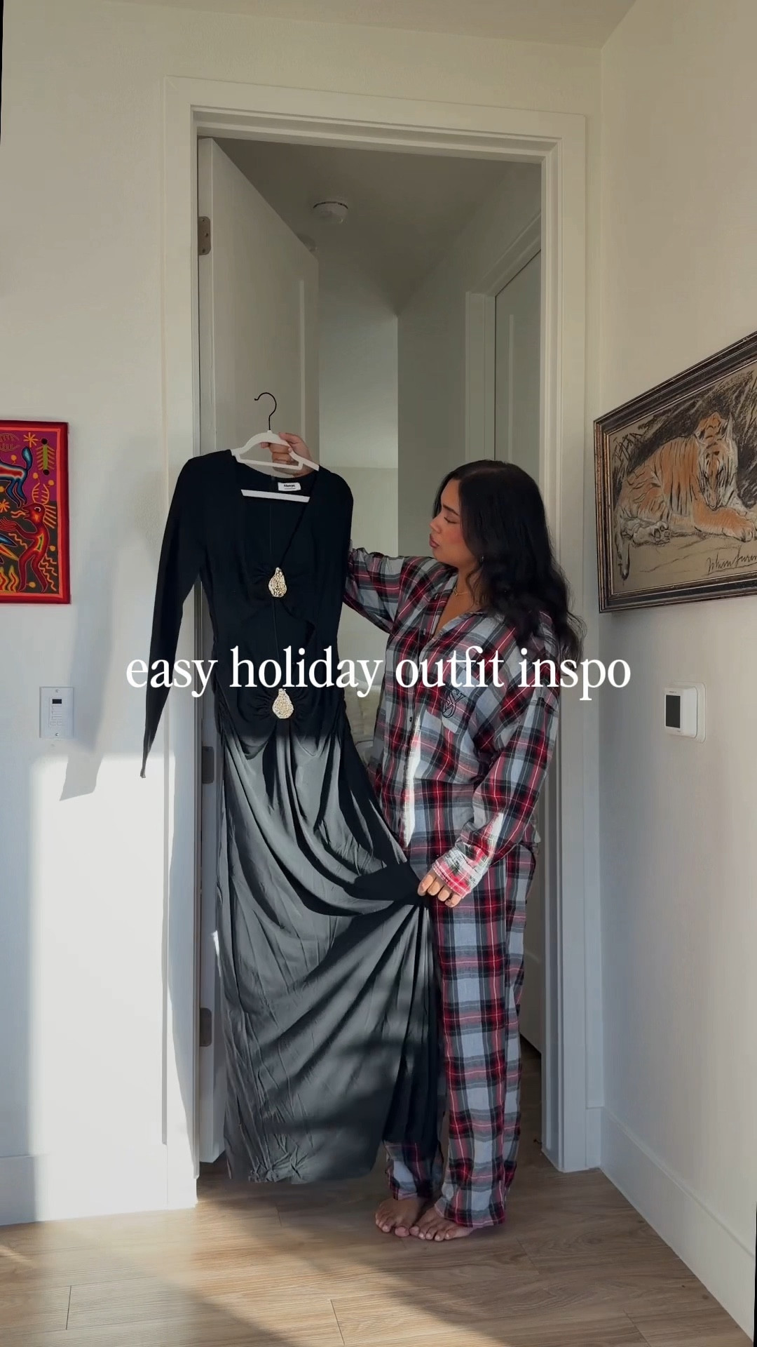 easy holiday outfit inspo🖤 a black dress but make it a little fun, I love the cutout details in this piece! (runs true to size, wearing a US 10 super stretchy)

Would look so cute w/ an oversized blazer or fur coat on top!

#LTKHoliday #LTKMidsize #LTKFindsUnder100