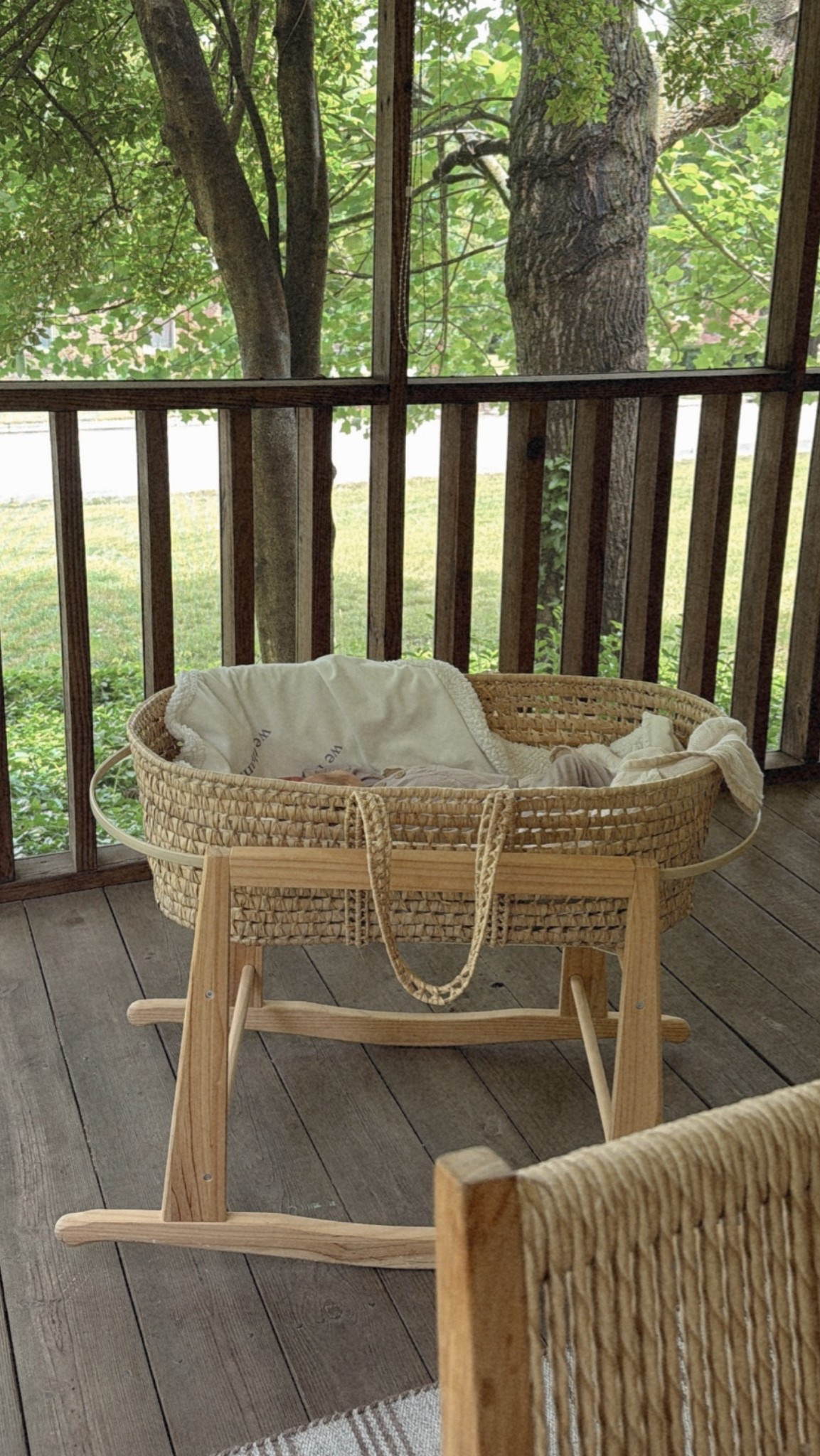 Our Moses basket and rocker stand is a top newborn essential on my list (and it’s not a long list) but we use this all over the house and grab the basket out to have whenever we need a safe place to lay baby. 

I’ve used it with all three of my babies and it’s such a life safer (and so cute)!!

#LTKHome #LTKBaby