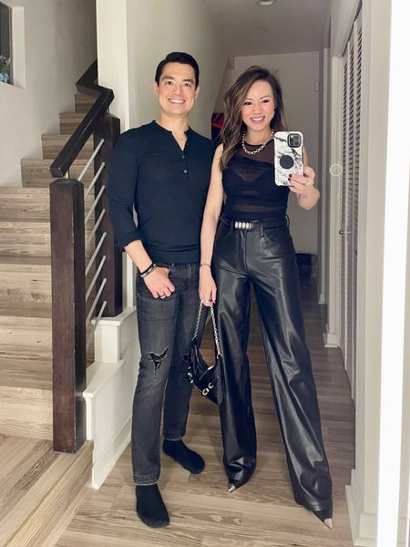 Couple style 🖤 What we wore to a concert 🎶 

Concert outfit, date night outfit, all black outfit, men’s fashion, men’s style, bodysuit, leather pants, spring outfit, summer outfit, The Stylizt 



#LTKfindsunder100 #LTKstyletip #LTKmens