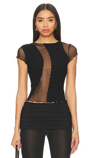 Jayla Top in Black | Revolve Clothing (Global)