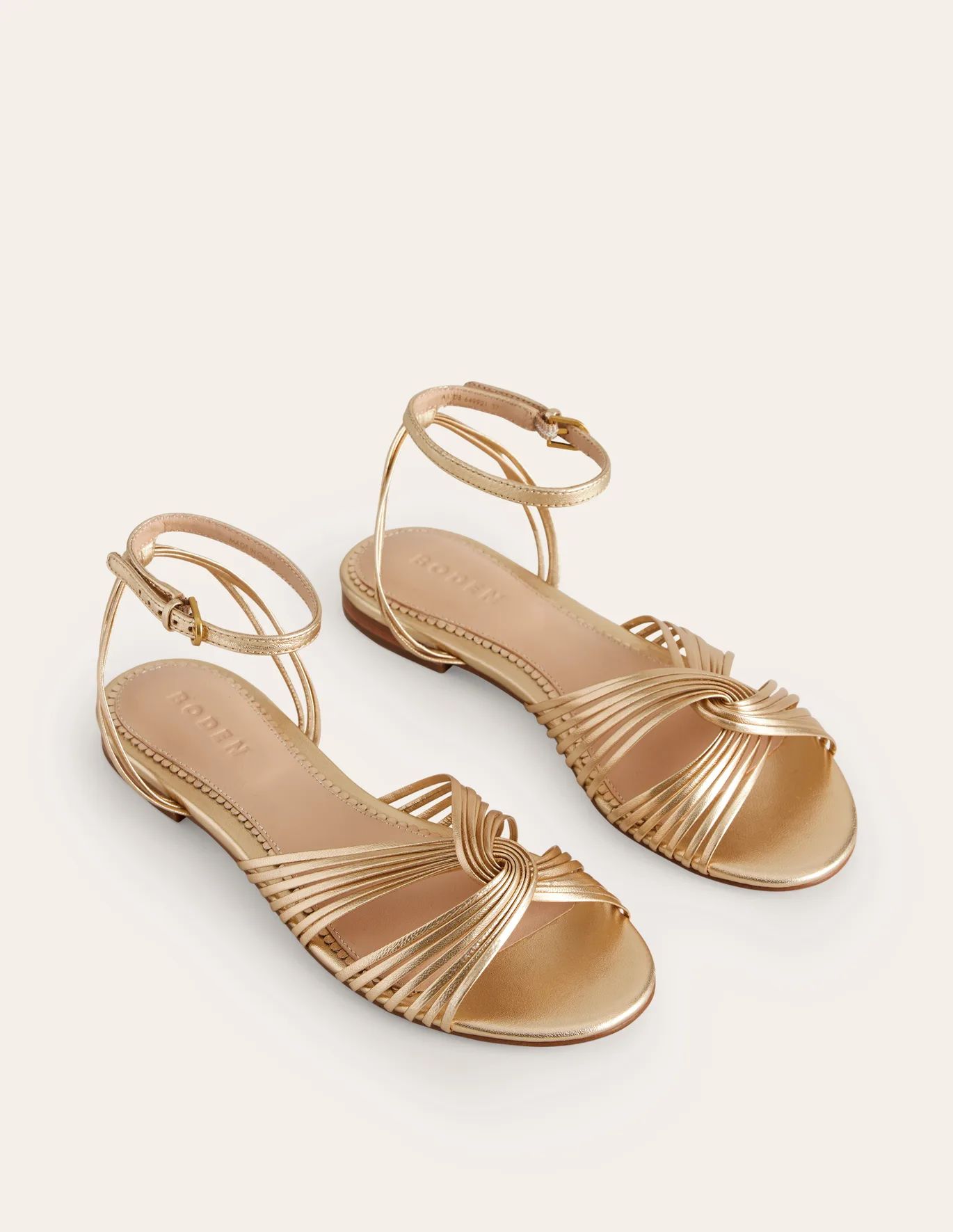 Gold Metallic Leather | Boden (US)