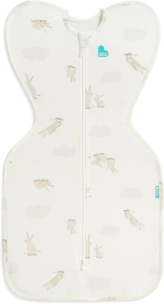 Love To Dream Swaddle Up, S, 3.5\u20136kg, Cloud Bunnies, 1.0 Tog | Amazon (UK)