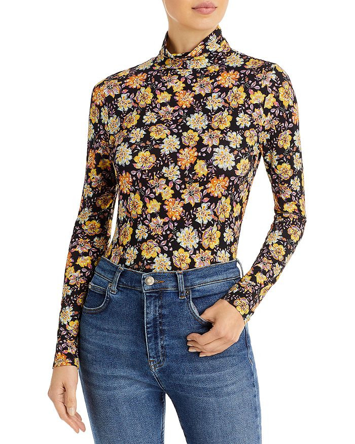 Tapestry Floral Mock Neck Top - 100% Exclusive | Bloomingdale's (US)