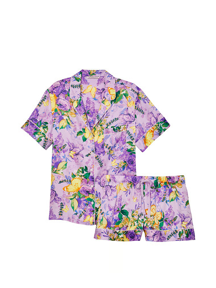 Satin Short Pajama Set | Victoria's Secret (US / CA )