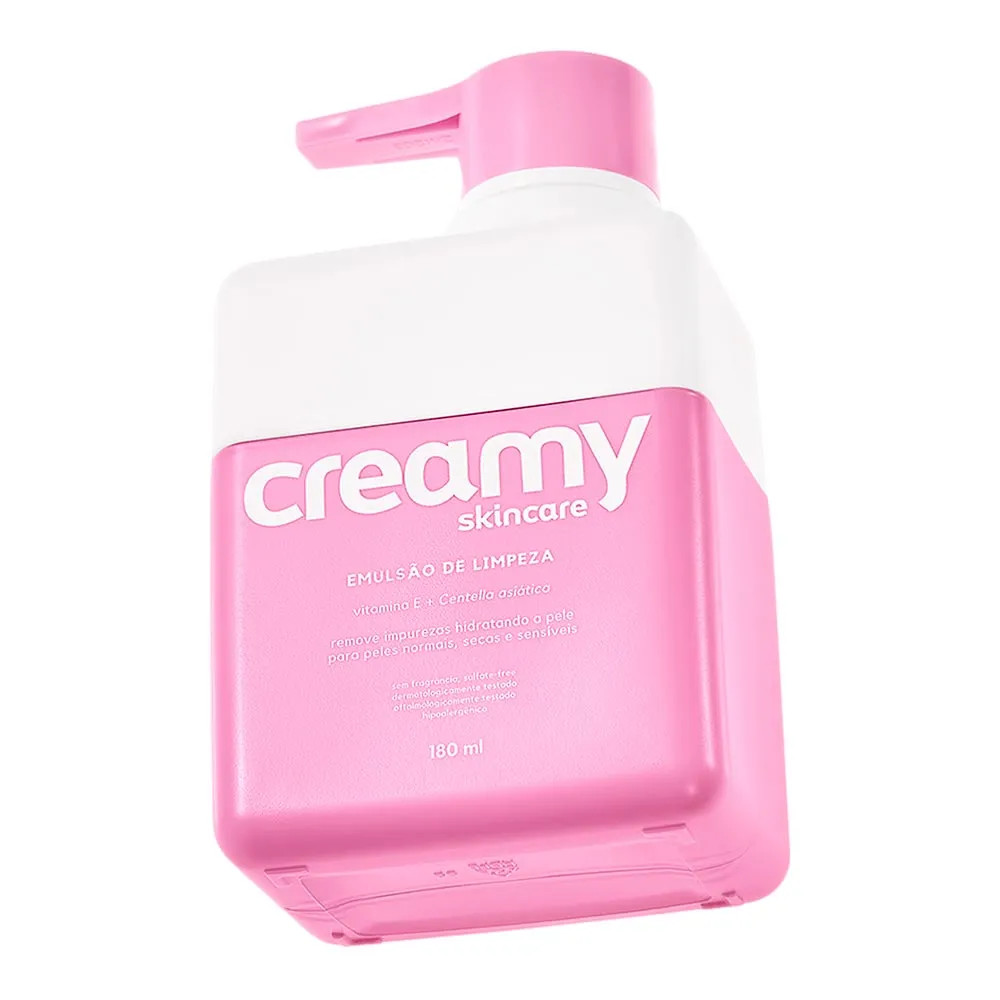 Emulsão De Limpeza Facial Creamy Skincare Sem Perfume 180ml | Drogaria Sao Paulo (BR)