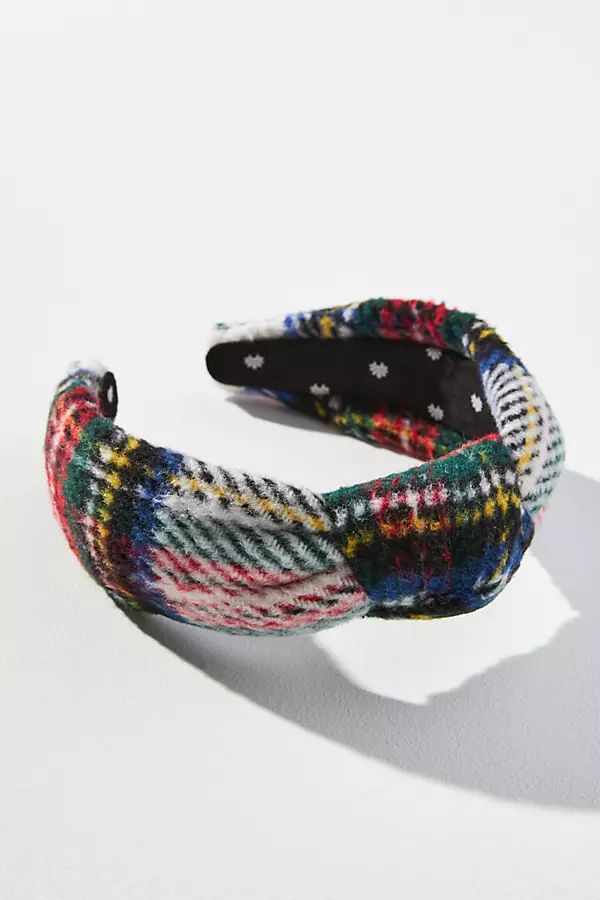 Lele Sadoughi Flannel Knotted Headband By Lele Sadoughi in Assorted | Anthropologie (US)