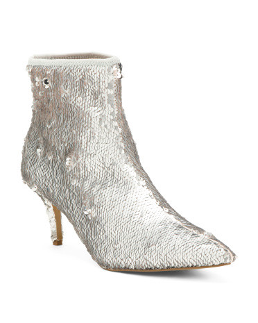 Amstel Sequin Booties | TJ Maxx
