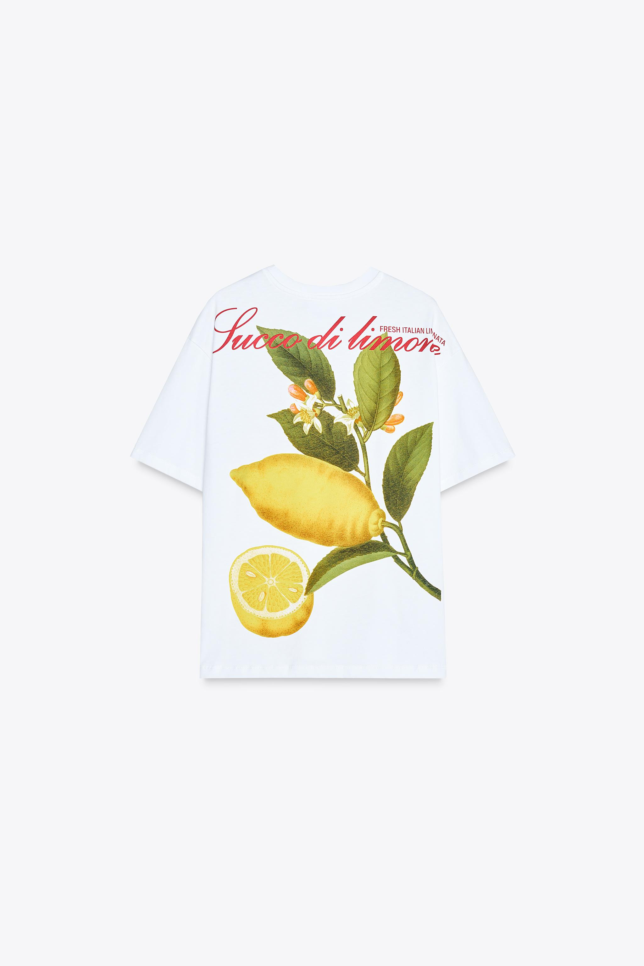 PANCRACE BESSA LEMON PRINT T-SHIRT | Zara US