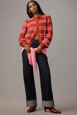 Damson Madder Sylvie Cuff Jeans | Anthropologie (US)