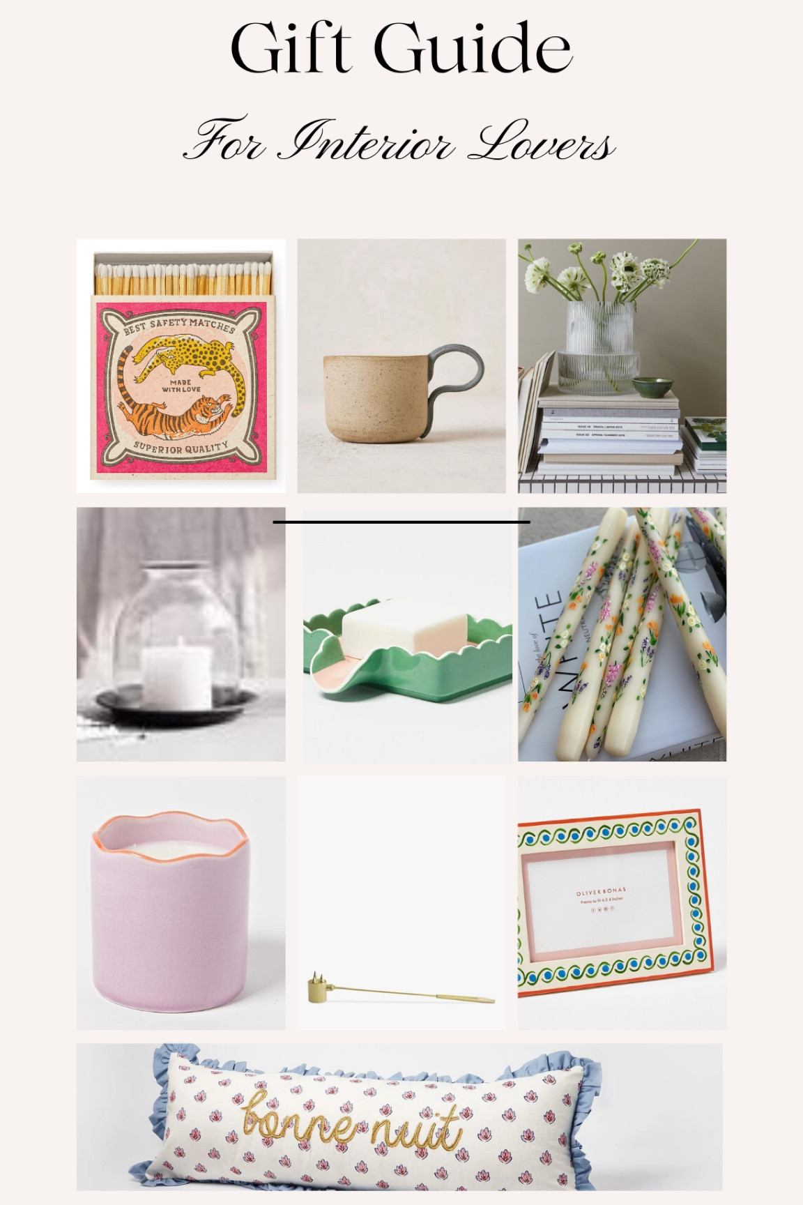 Gift guide for interior lovers.

#LTKHoliday #LTKCyberweek #LTKSeasonal