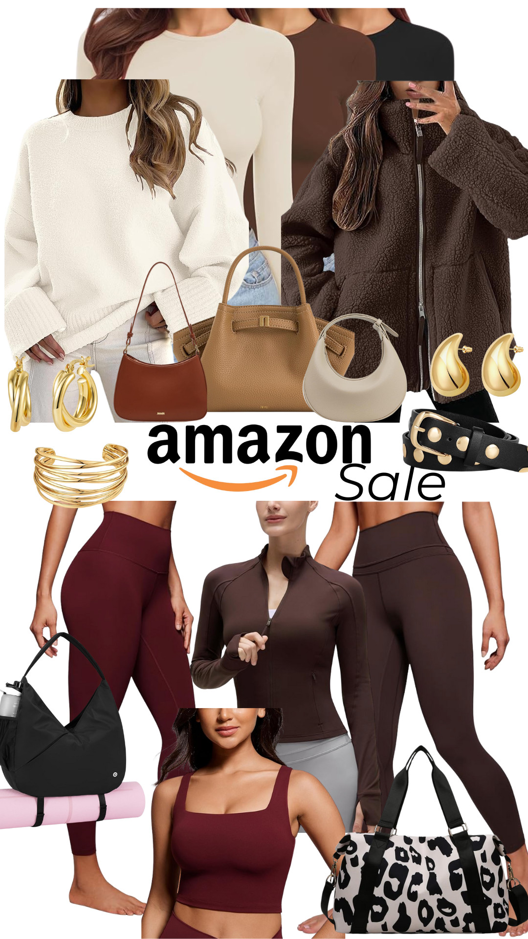 Amazon Cyber Week — Fashion:
CRZ Yoga, Gym Bags, Travel Bags, Shoulder Bags, Chunky Knitwear, Foldable Bags, Gold Jewelry, Hoop Earrings, Thermal Tops, Chunky Earrings, Structured Bag, Sports Bras, Leggings, Crop Tops 

 #LTKuk #LTKsale #LTKstyletip
