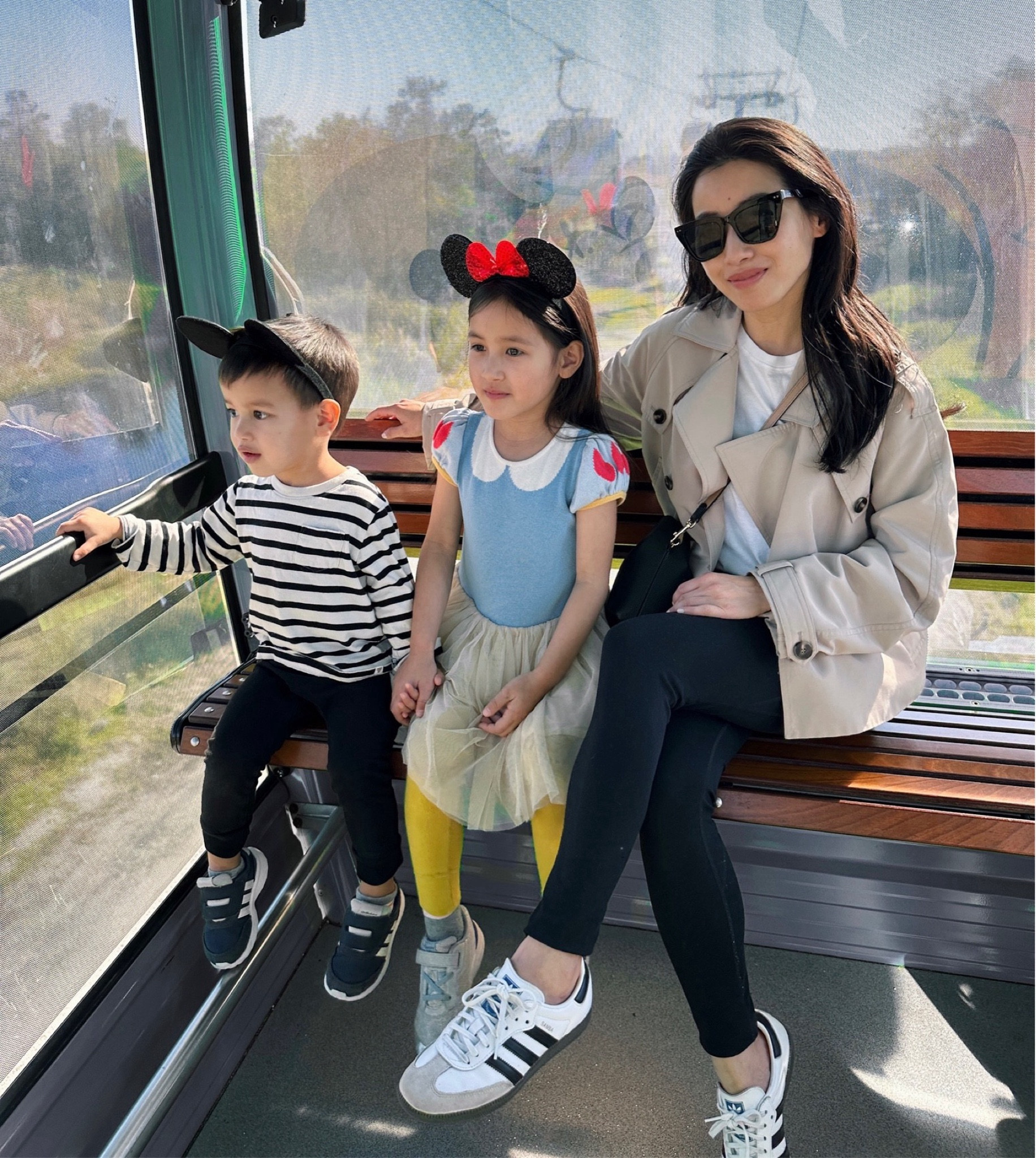 Travel outfit with leggings and my adidas sneakers that were just fully restocked!

• xs short 7/8 black leggings (snug fit so I went one size up) petite friendly length 

• Steve Madden trench xs - runs bigger with a loose swingy fit, I have the sleeves extra length folded under. This has been a staple jacket for me from spring to fall since last year 

• Everlane pocket tee xs (sized up)

• Adidas sambas men’s 4 / women’s 5 (just restocked!) . I wear these kids gel insoles (linked) in mine to make them comfy for all day wear and travel 

• Linked adorable Disney sweater n knit dresses that Nori loves! 

#LTKSeasonal #LTKtravel #LTKfamily