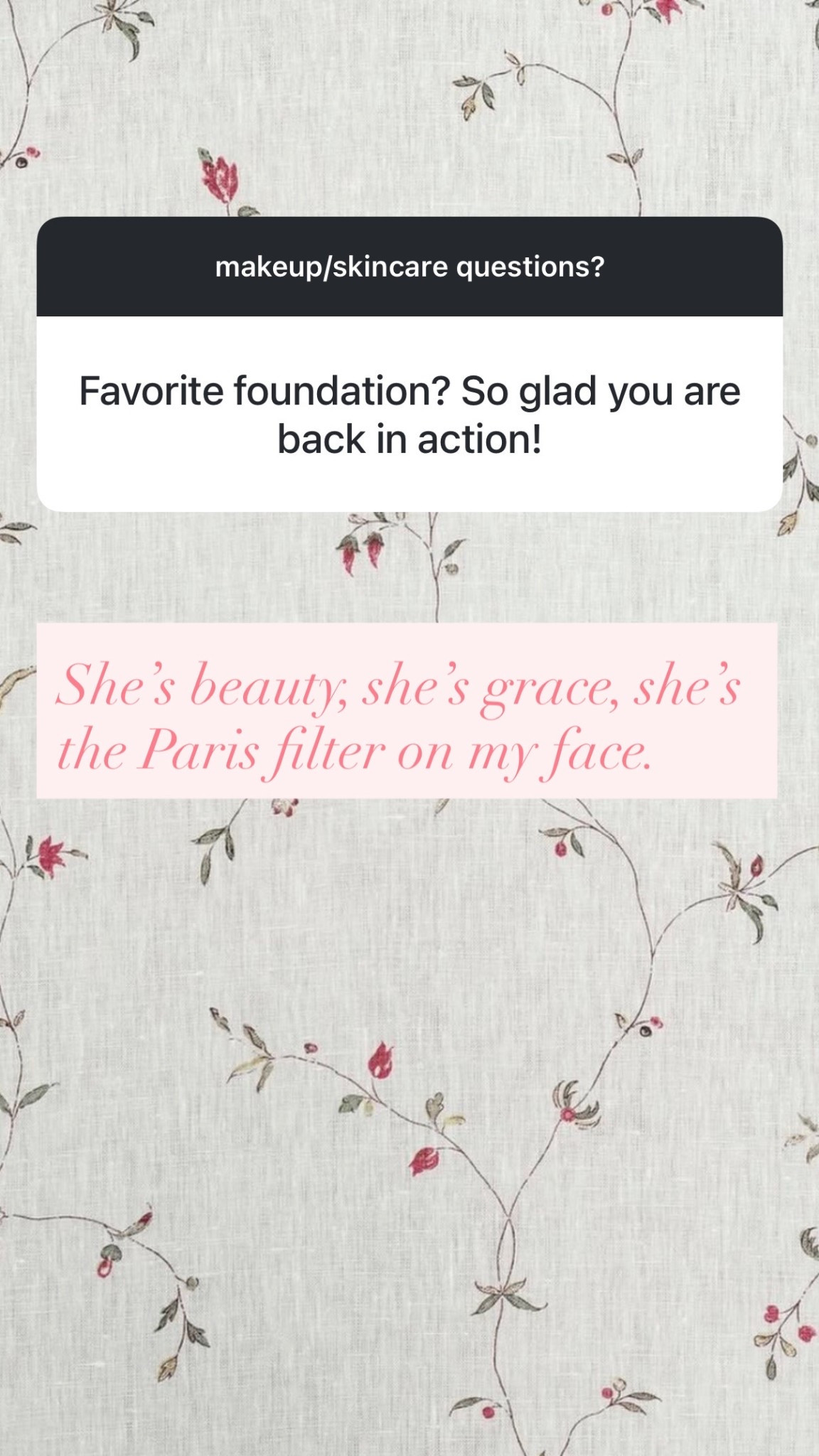 Foundation pick
_


#LTKselfcare #LTKgrwm #LTKBeauty