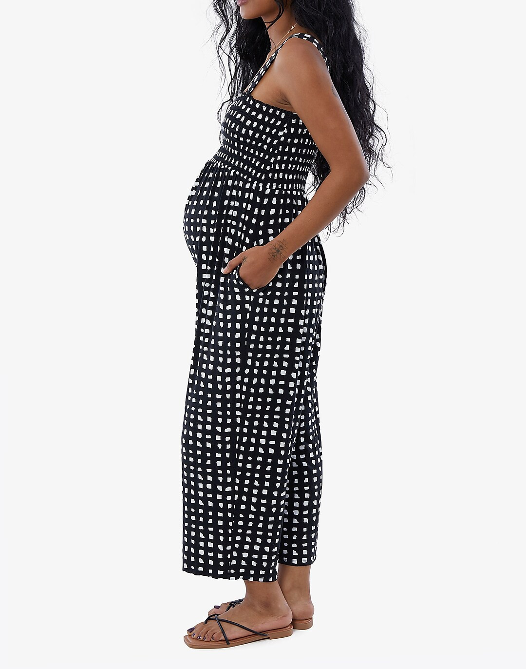 Ingrid & Isabel Smocked Bodice Jumpsuit | Madewell