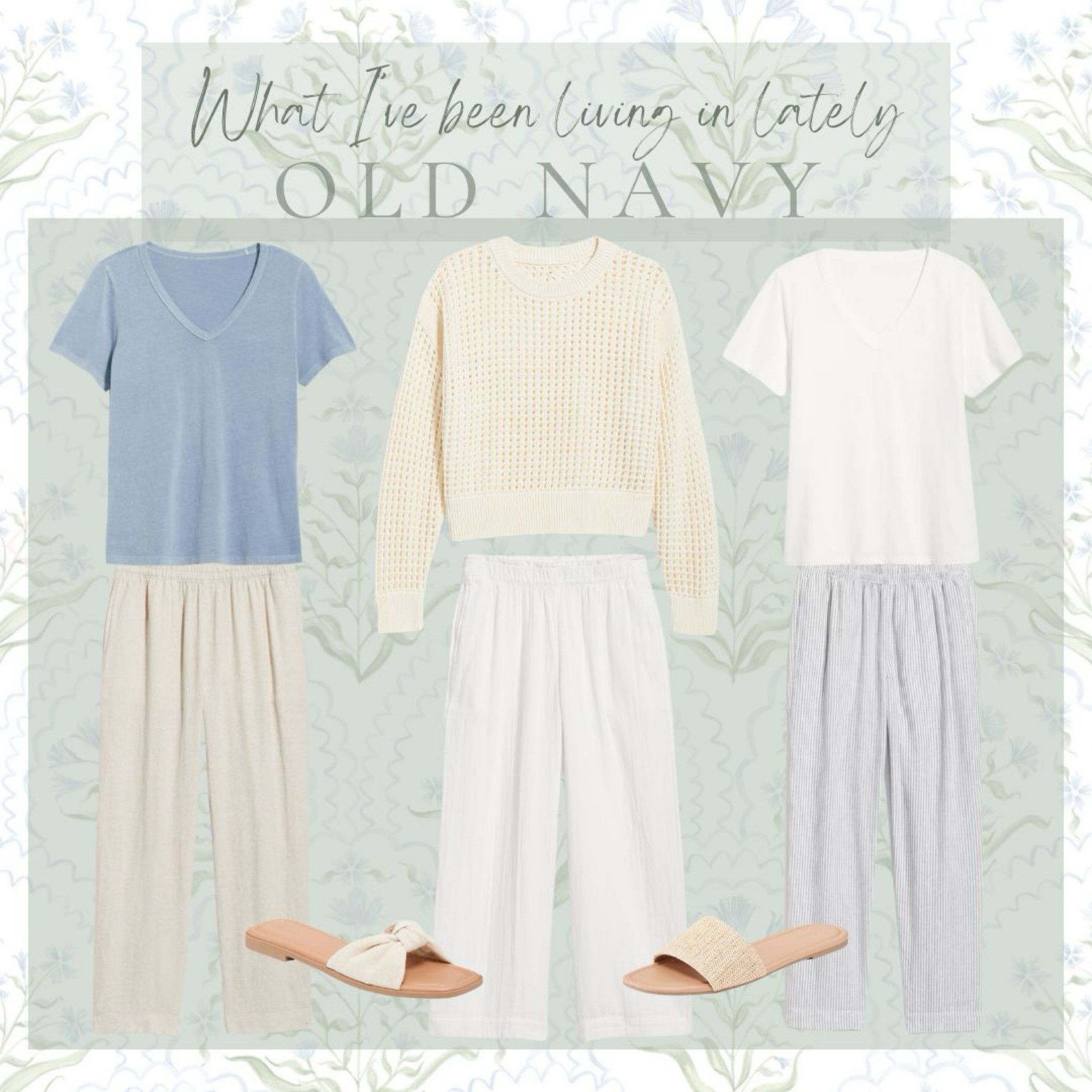 What I’ve been living in 🐚 // Old Navy // Linen // Summer Style // Coastal Style // Coastal Grandmother

#LTKSaleAlert #LTKFindsUnder100 #LTKStyleTip