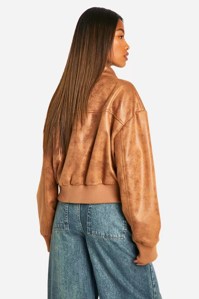Faux Suede Bomber Jacket | Boohoo.com (UK & IE)