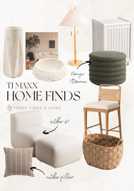 New TJMaxx home finds for spring indoor/outdoor spaces

#LTKhome