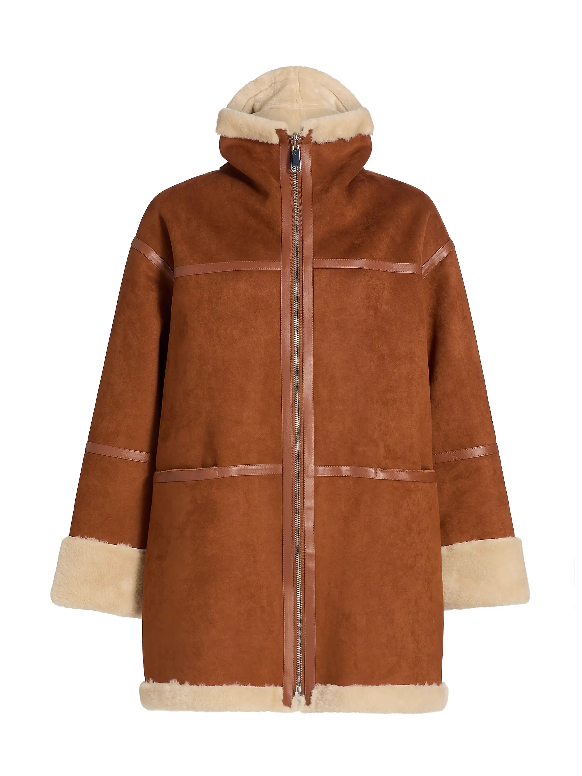 Mercer Collective Oversized Reversible Faux Shearling Coat | Saks Fifth Avenue | Saks Fifth Avenue