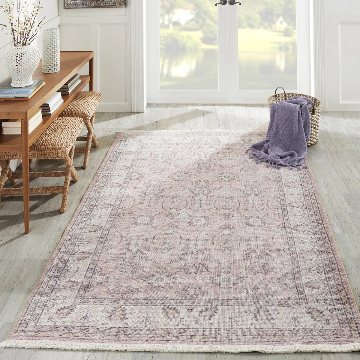 Amall Pink Rug | Wayfair North America