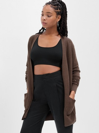 Long Open-Front Cardigan | Gap Factory