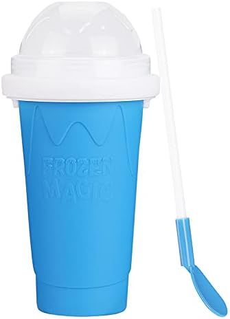 DIY smoothie cup pinch Cups TIK TOK frozen magic squeeze cup cooling Maker Cup Freeze Mug Milksha... | Amazon (US)