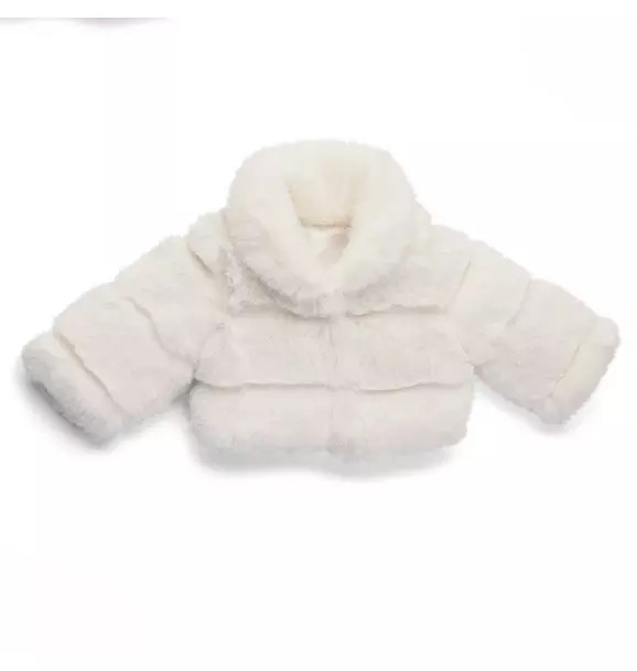 American Girl® x Janie And Jack Winter-White Jacket For Dolls | Janie and Jack