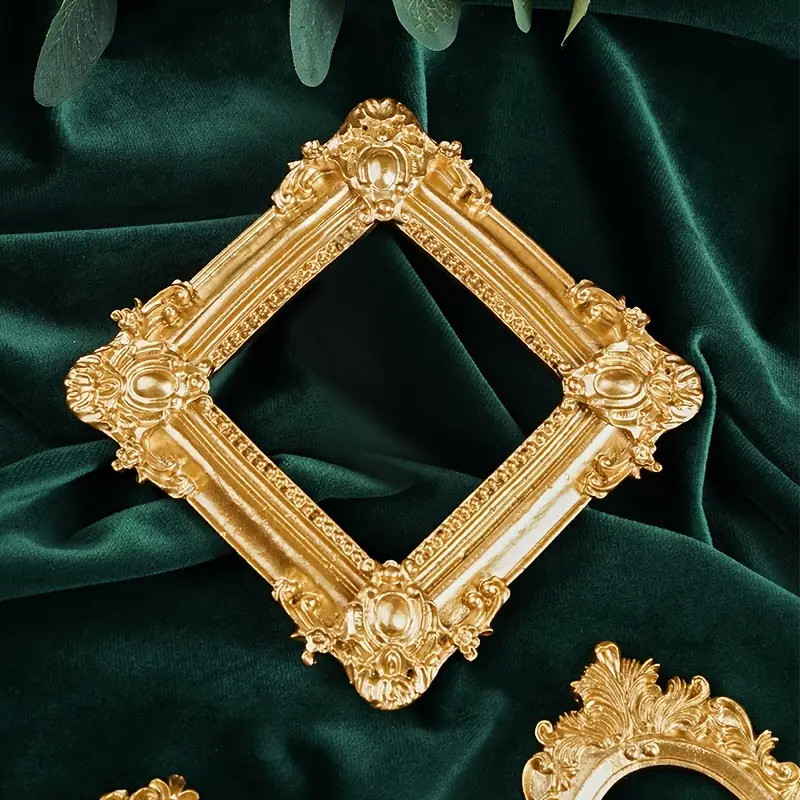 Golden Vintage Oval Frame: Elegant Tabletop Decor for Photos & Jewelry, Perfect Gift Idea | Temu Affiliate Program