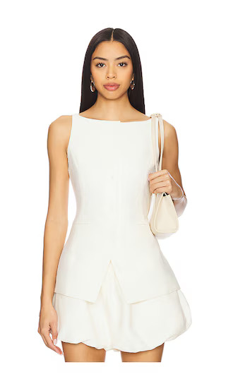 Adella Top in Ecru | Revolve Clothing (Global)