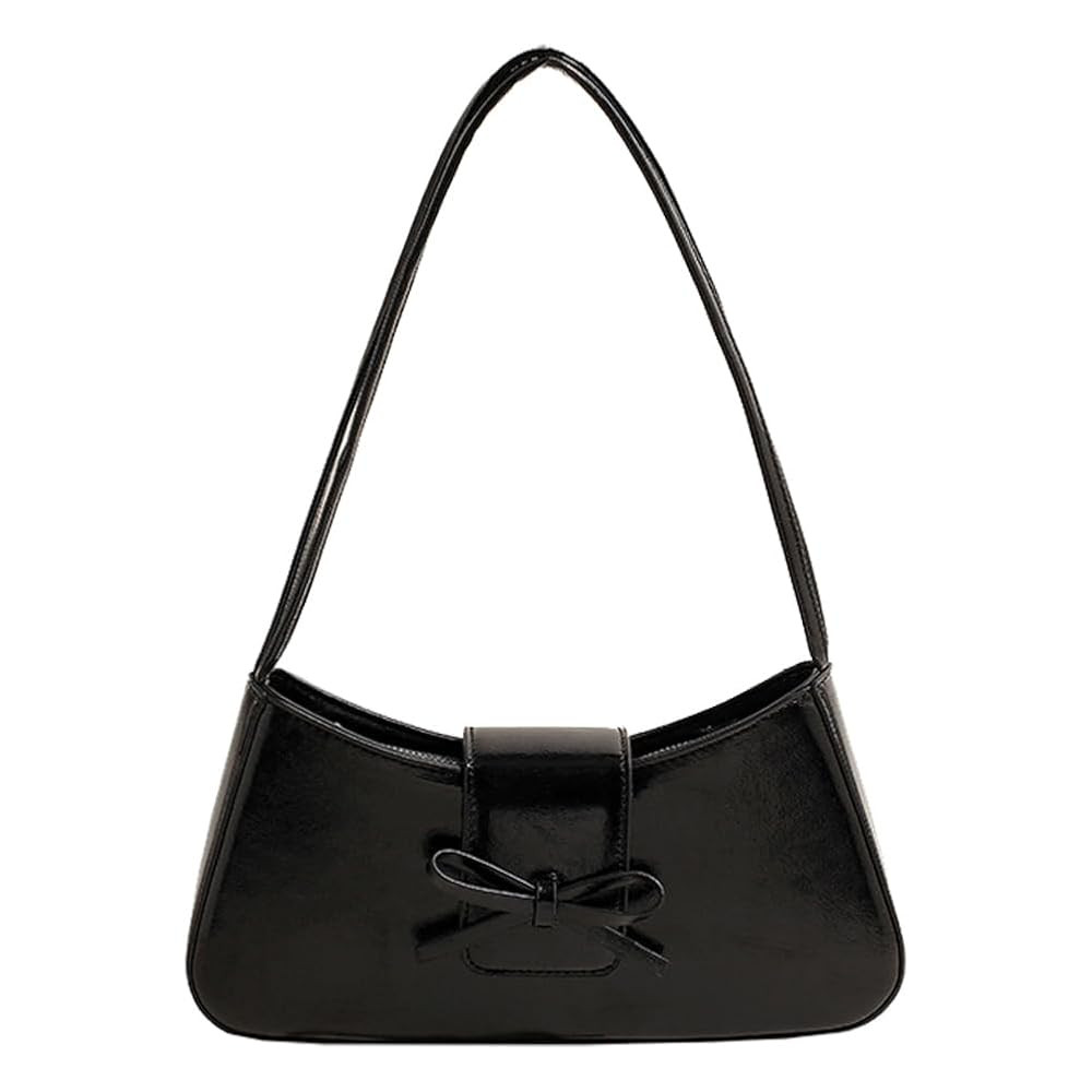 Trendy Red Shoulder Bag for Women Patent Leather Hobo Handbags Y2K Purses Clutch Bag Cute Bow Pur... | Amazon (US)