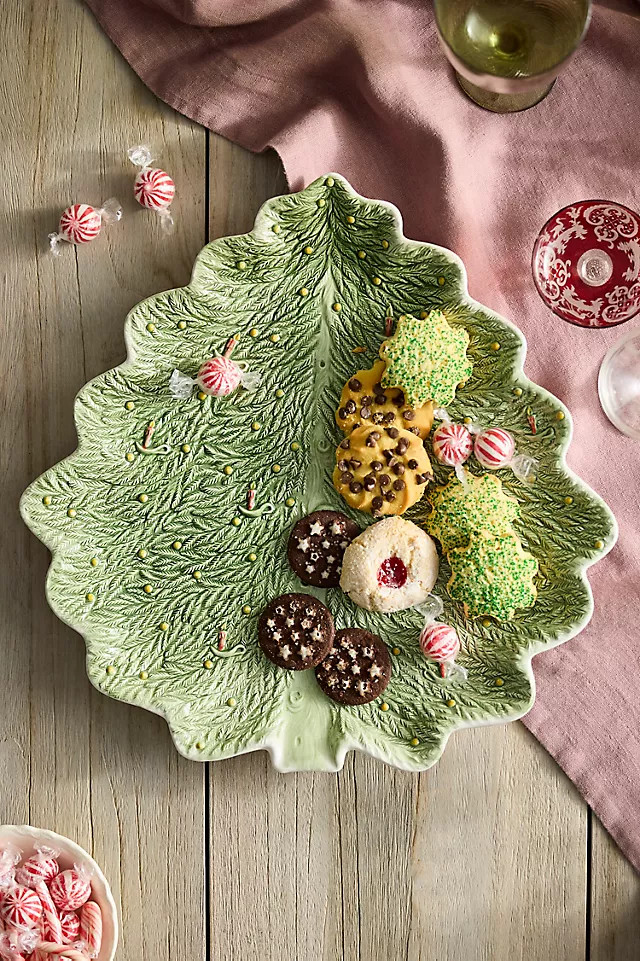 Fir Tree Stoneware Serving Platter at Terrain | Terrain