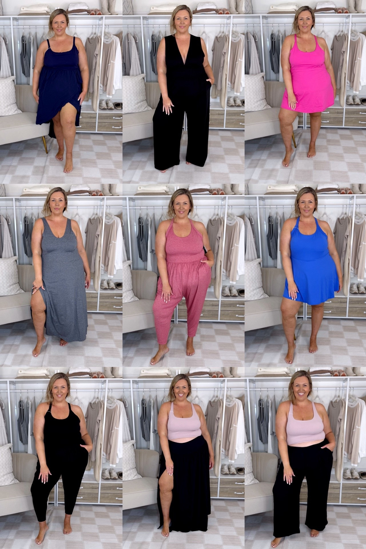 Halara plus size try on! I’m wearing the 2X in everything here! 1. This dress does run a little generous, but I don’t mind! 2. Get your regular size, fits great! 3. It runs generous, I couldve done the 1X instead! 4. Get your regular size, fits great! 5. Get your regular size! 6. Fits great, get your normal size! 7. Love the fit, definitely don’t size down! Regular size is perfect! 8. The slit is a tad high, but fits well! The tank fits great! 9. The fabric is amazing and they run true to size!

Plus size fashion, halara activewear haul, workout outfits, active dress, activewear, summer dresses, midsize fashionn belly friendly

#LTKActive #LTKMidsize #LTKPlusSize